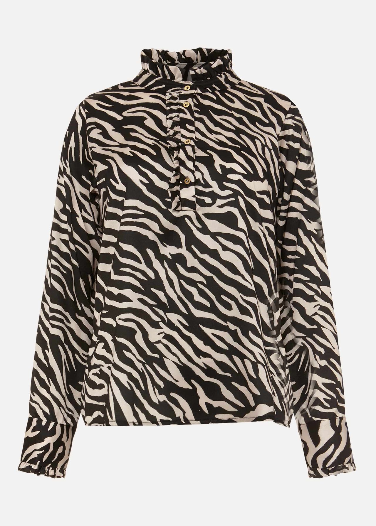 Aimee Zebra Print Blouse