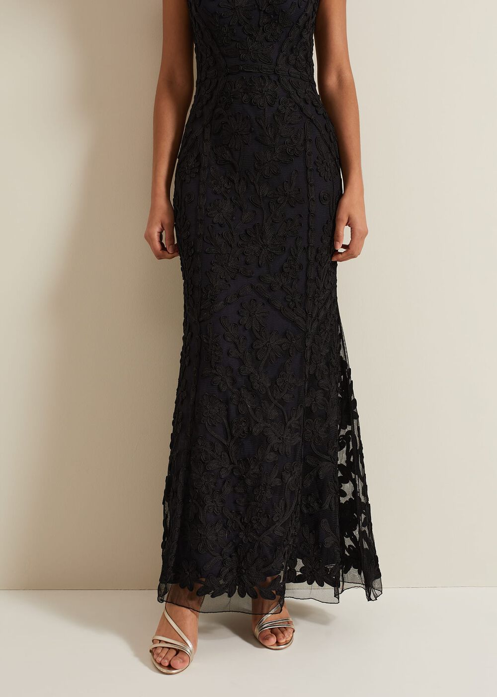 Wenda Tapework Maxi Dress