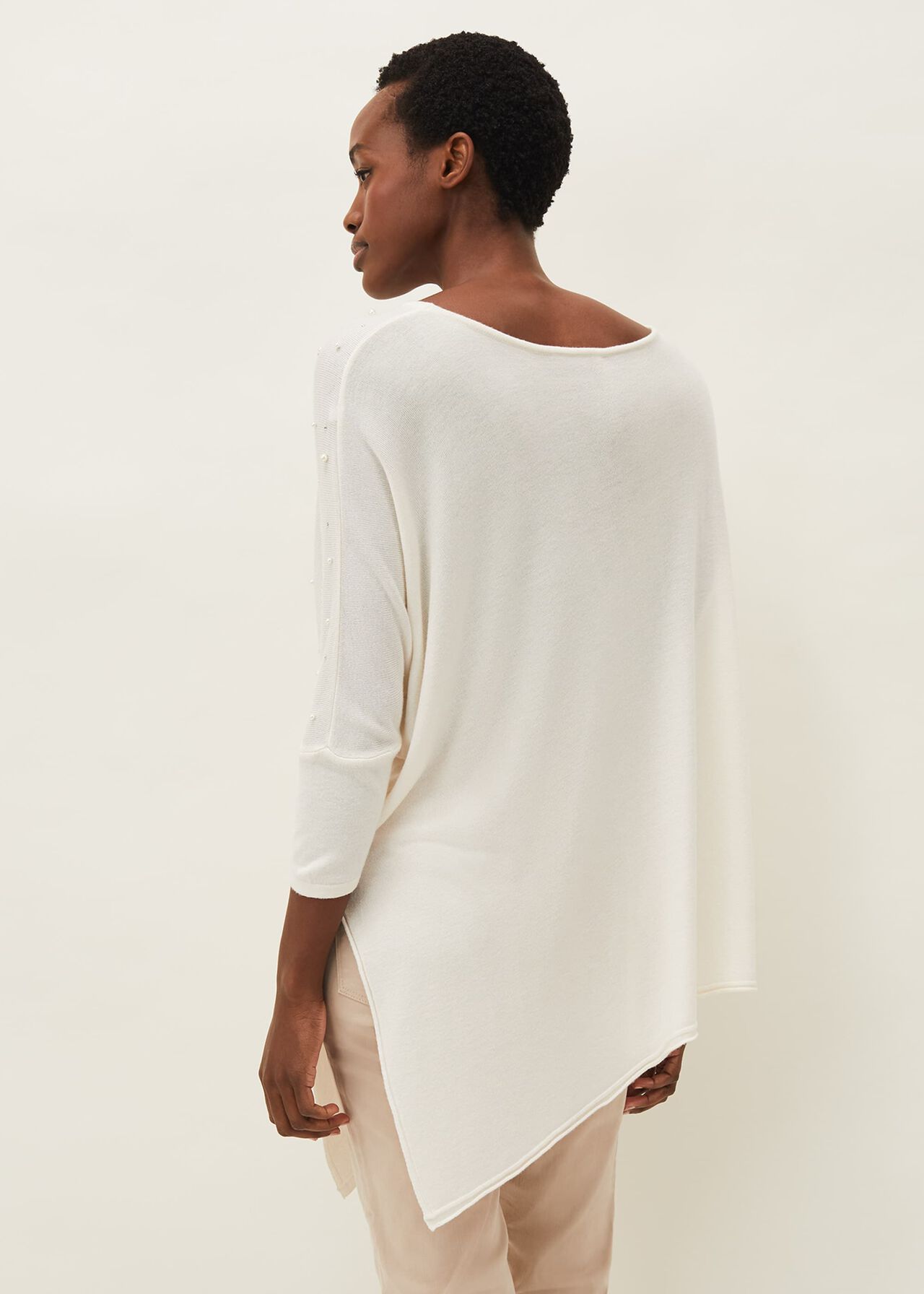 Patricia Embellished Asymmetric Jumper