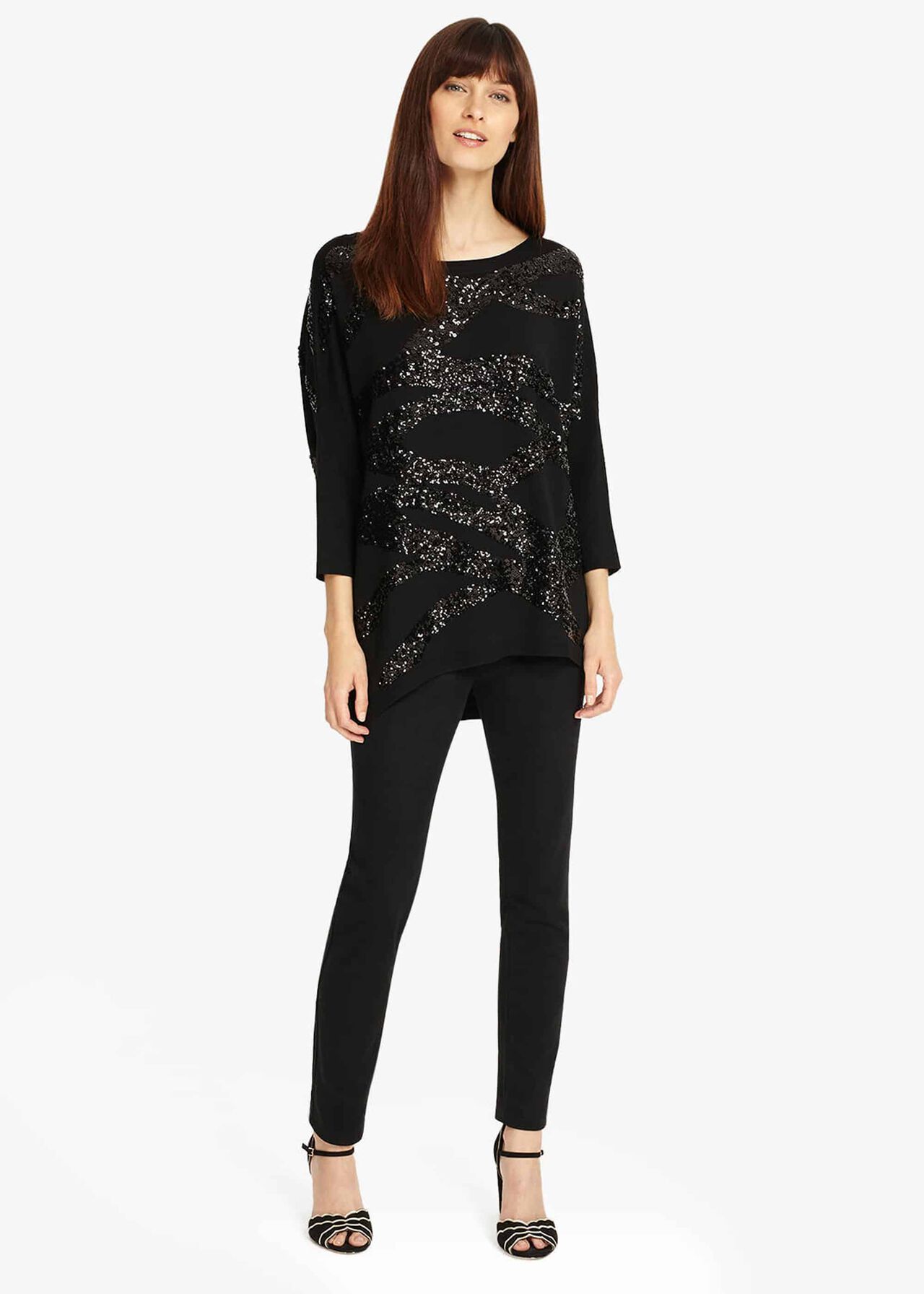 Rachelle Rope Sequin Knitted Jumper