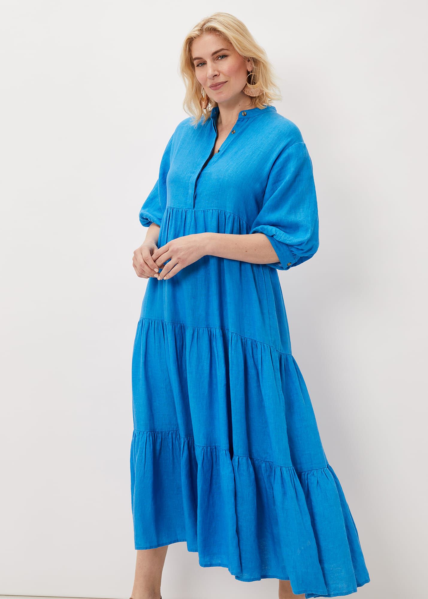 Gracie Tiered Maxi Dress | Phase Eight