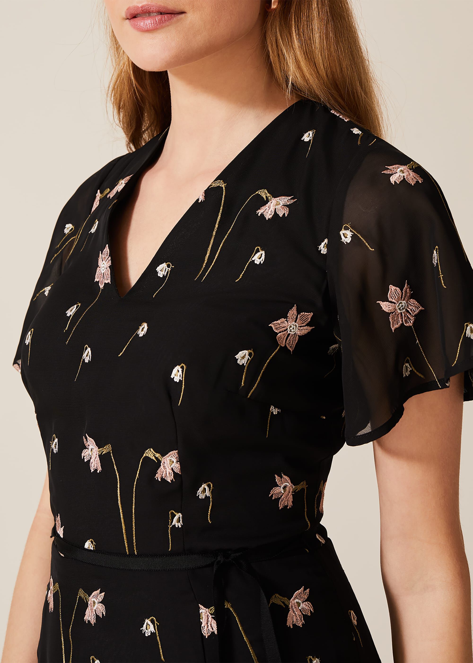 Savanna Embroidered Dress | Phase Eight