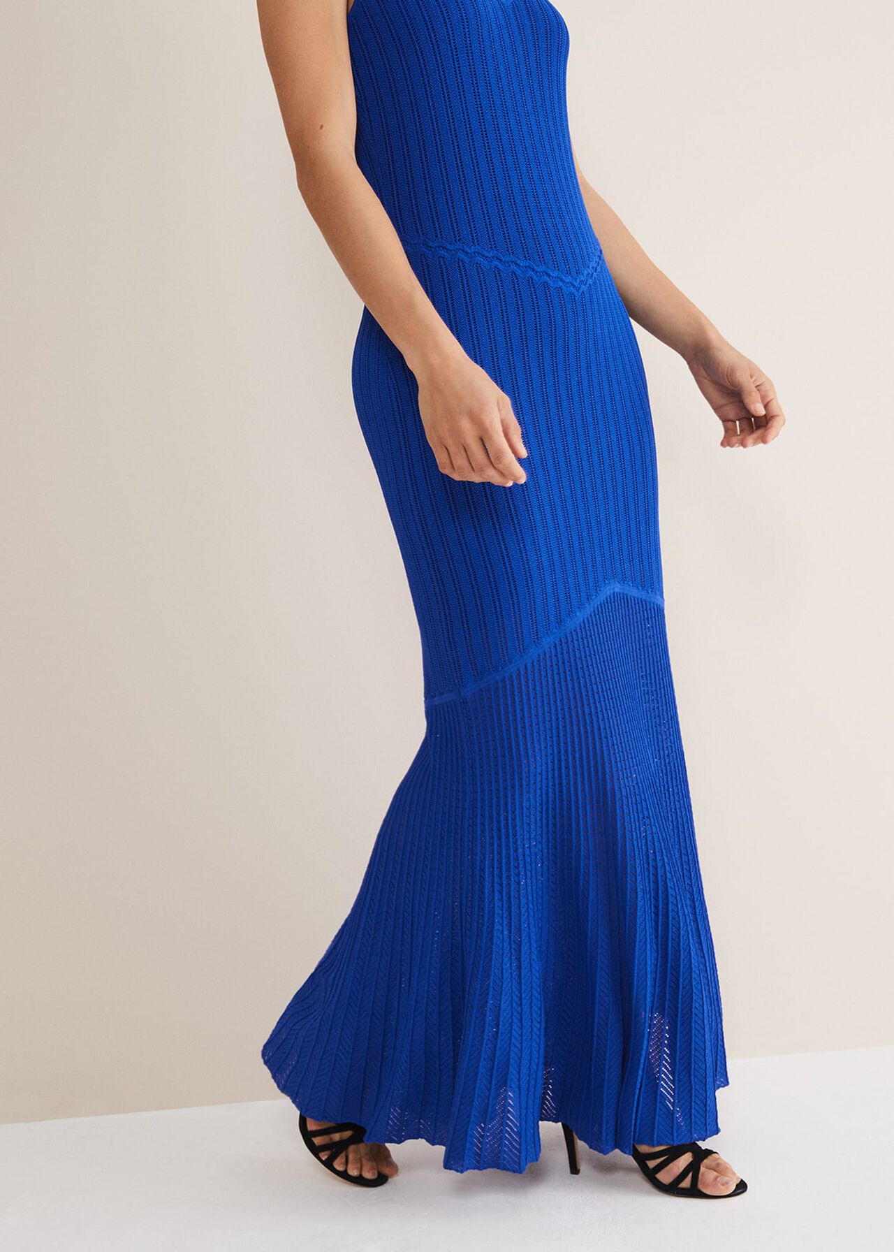 Willow Knitted Pointelle Maxi Dress