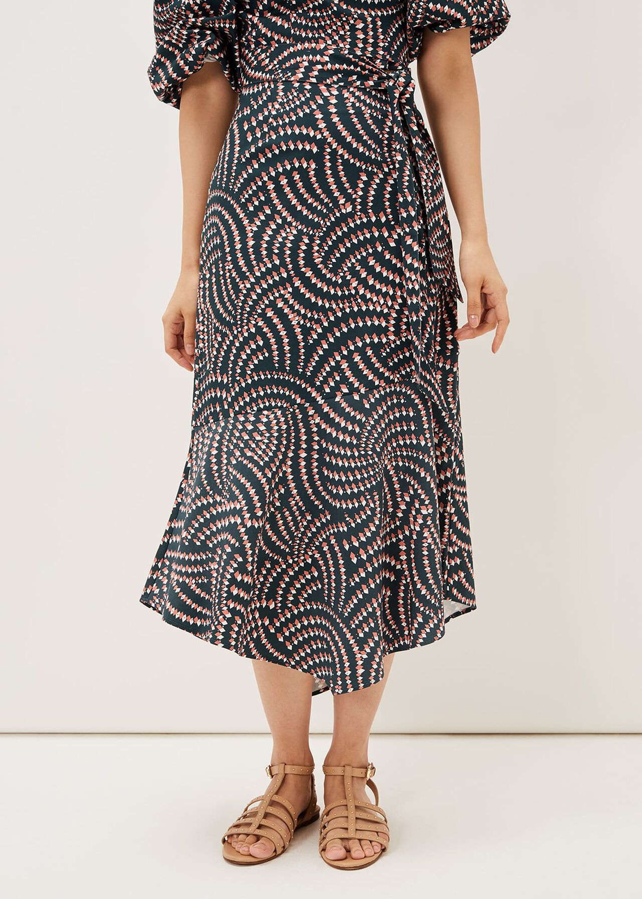 Kiri Geometric Co-Ord Skirt