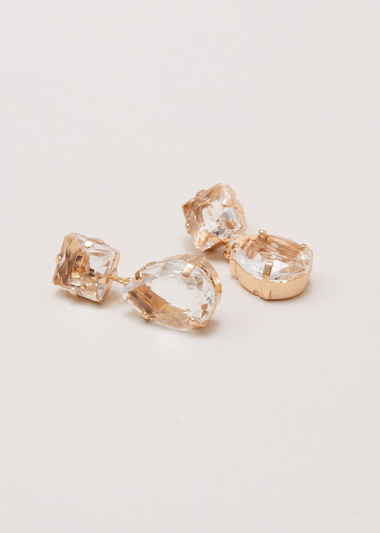 Stone Teardrop Earrings