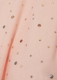 Cristine Scattered Stud Knitted Top
