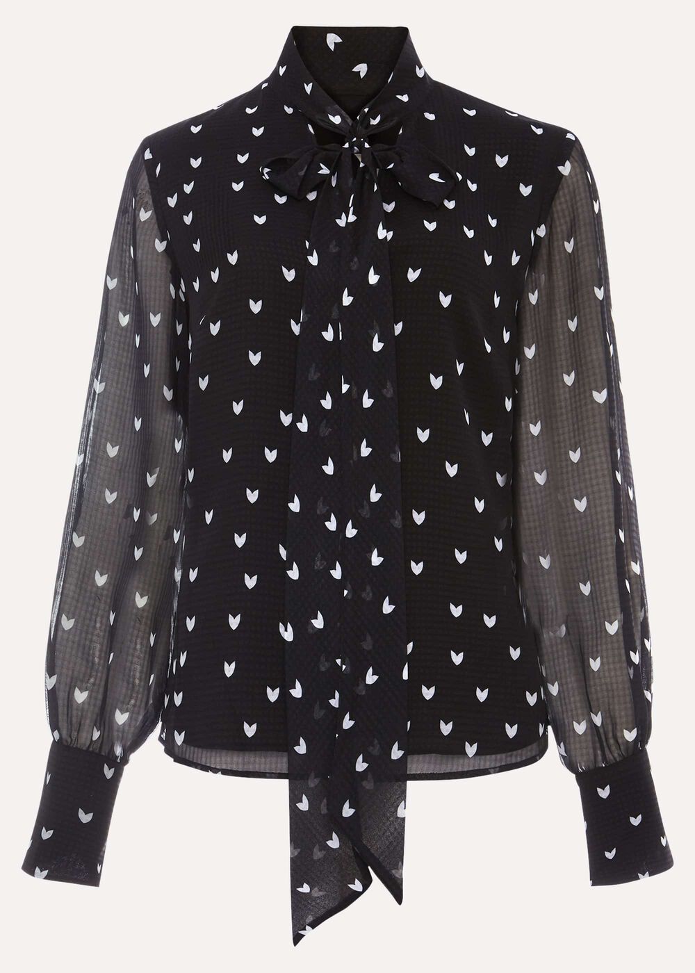 Winne Chevron Print Blouse