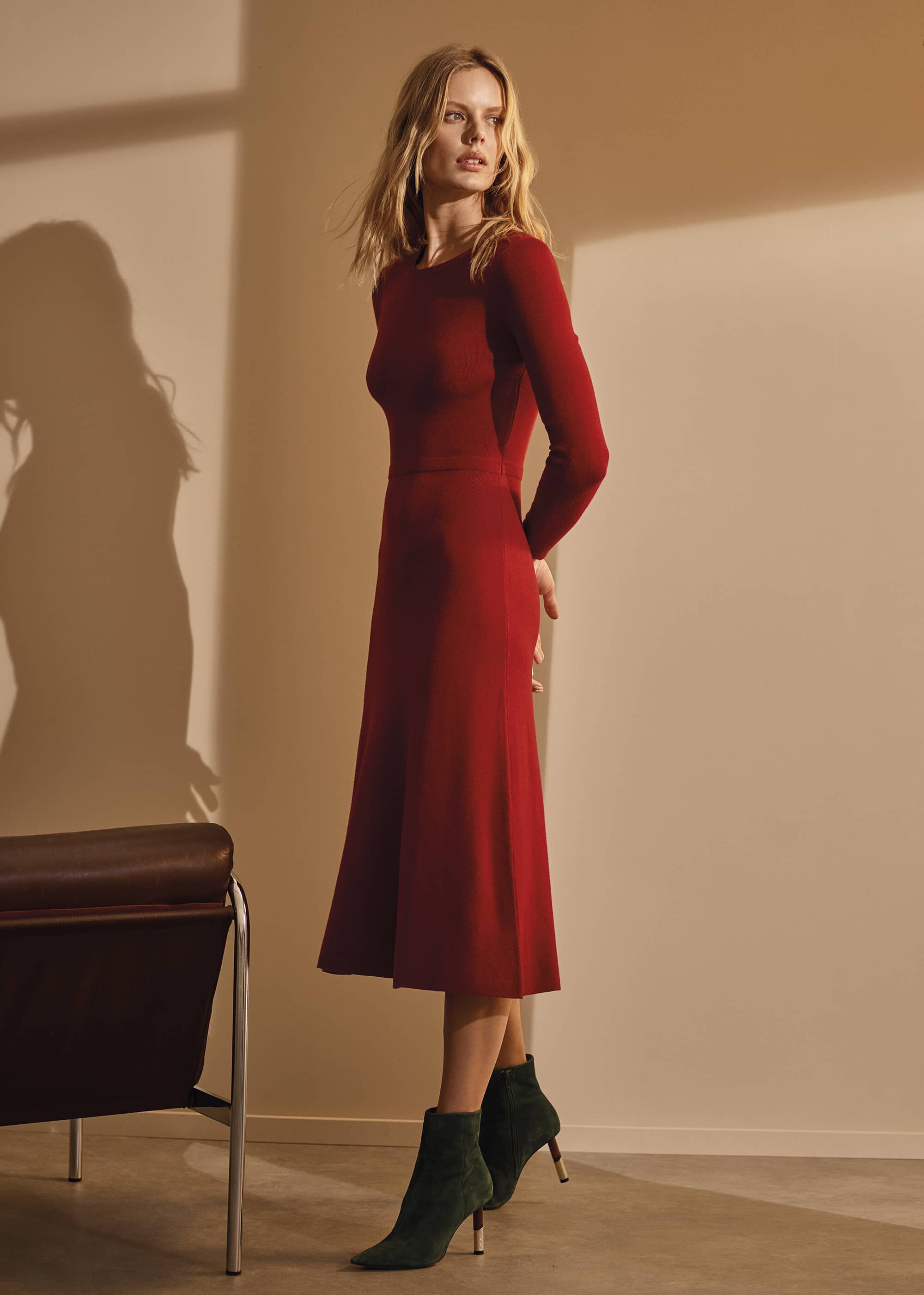 Fit and flare new arrivals midi