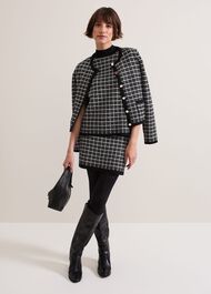 ${product-id}-Tiffany Lurex Check Cardigan-Black/Ivory-${view-type}