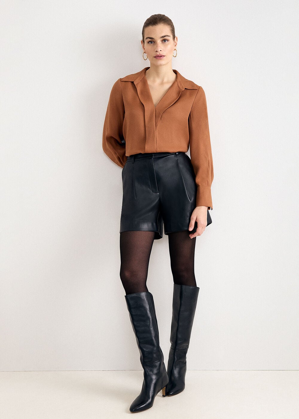 Mia Faux Leather Shorts