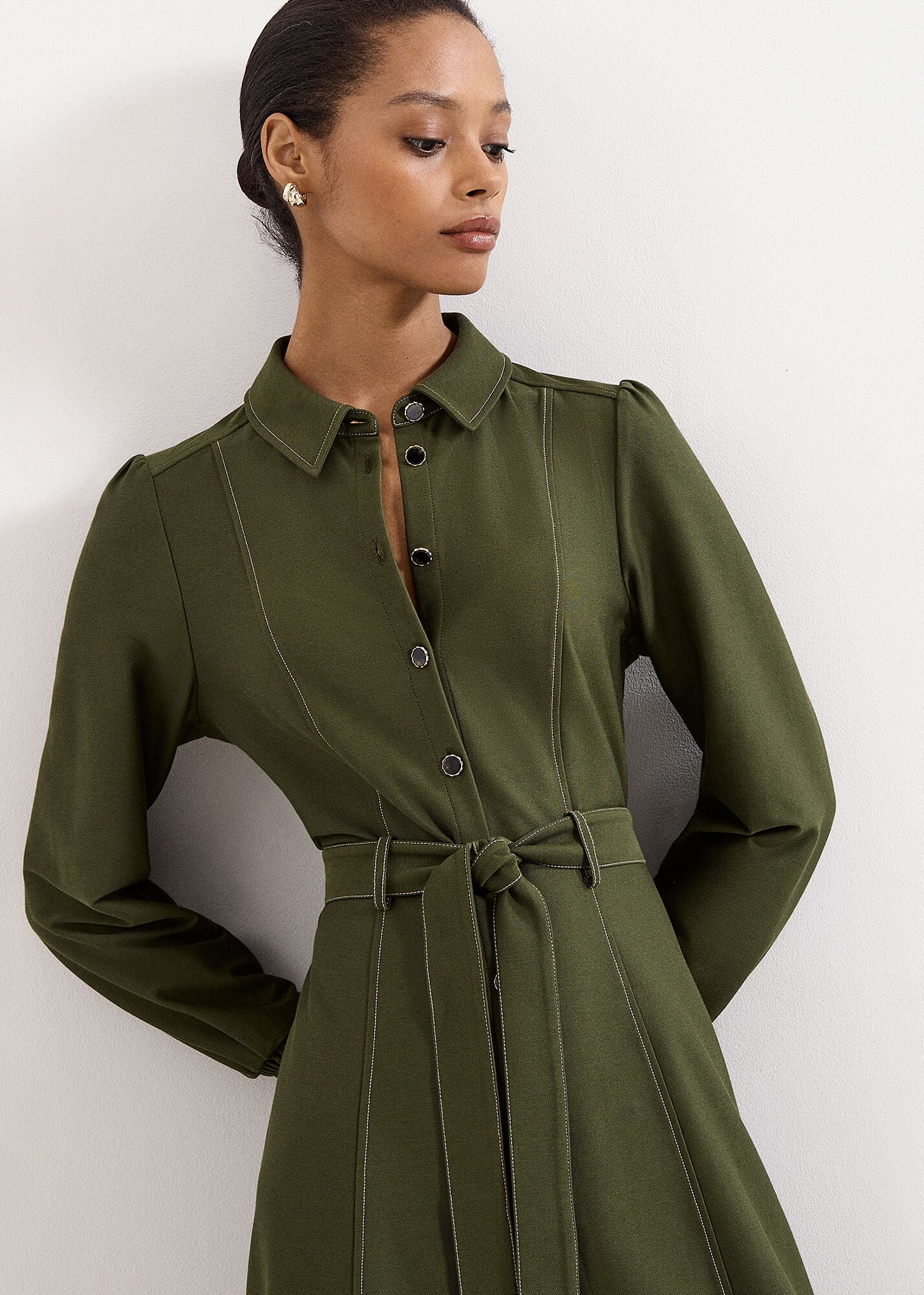 Avenly Ponte Shirt Mini Dress | Phase Eight UK |