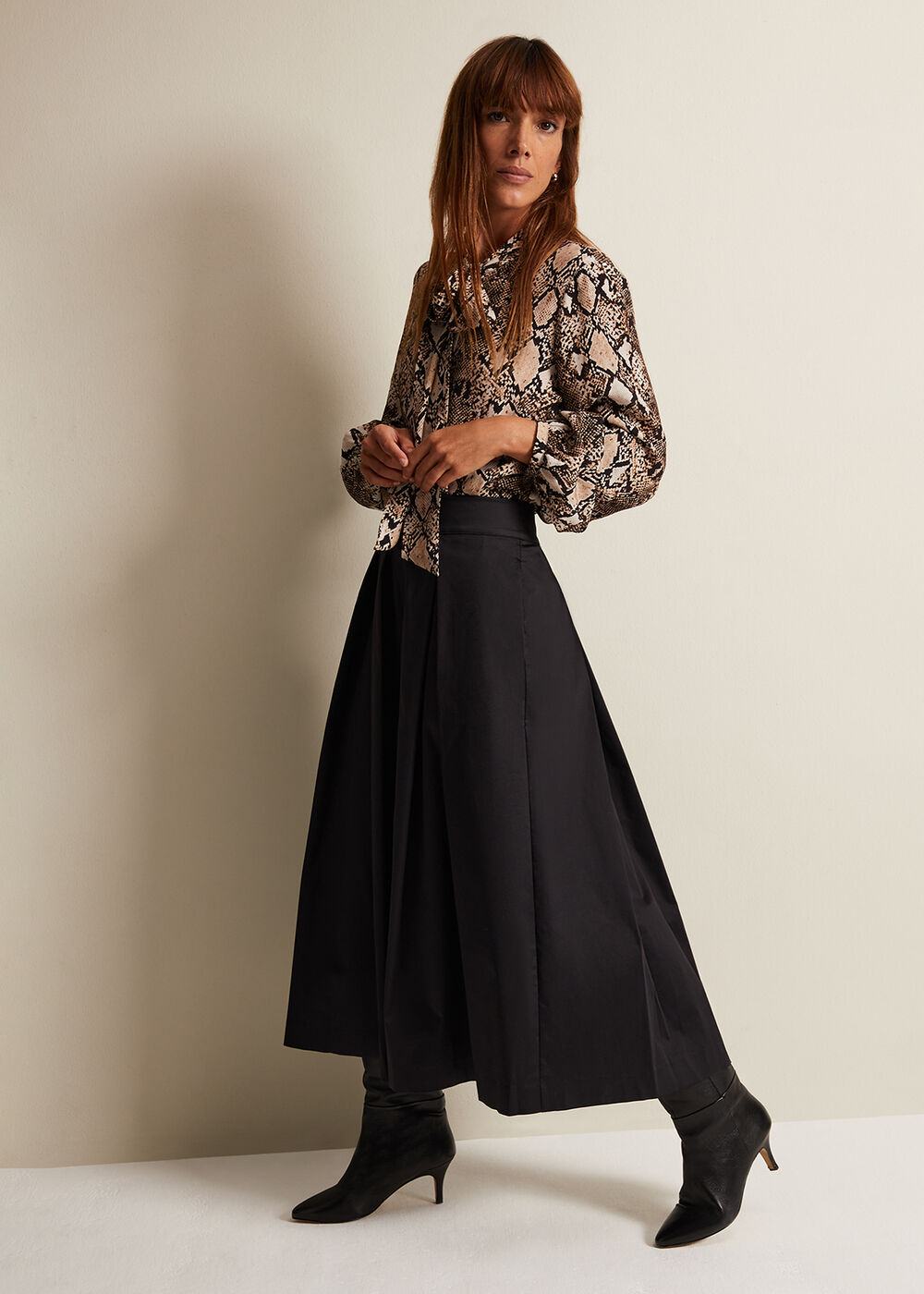 Semira Snake Tie Blouse