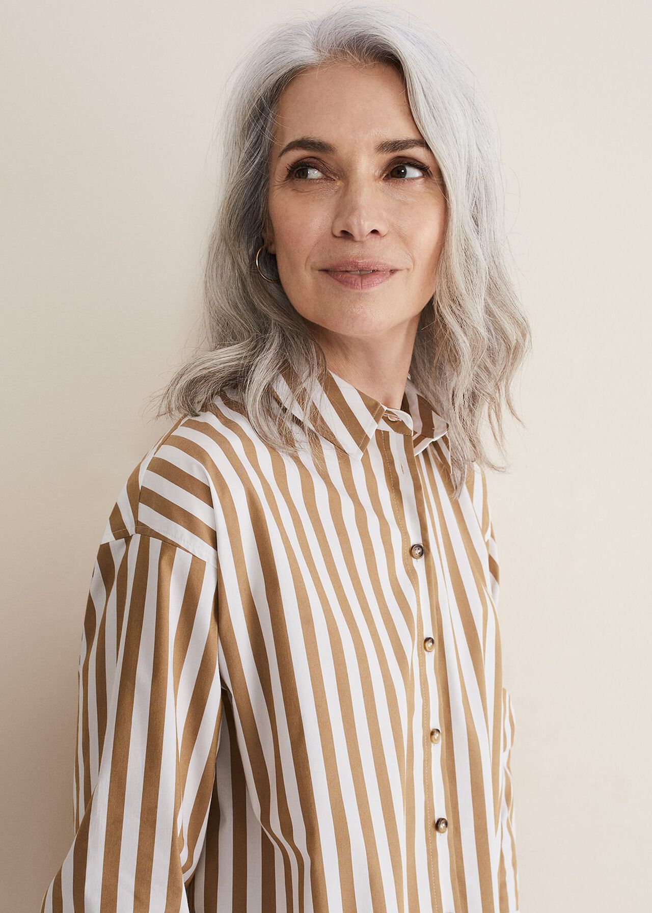 Stripe Camel Shirt