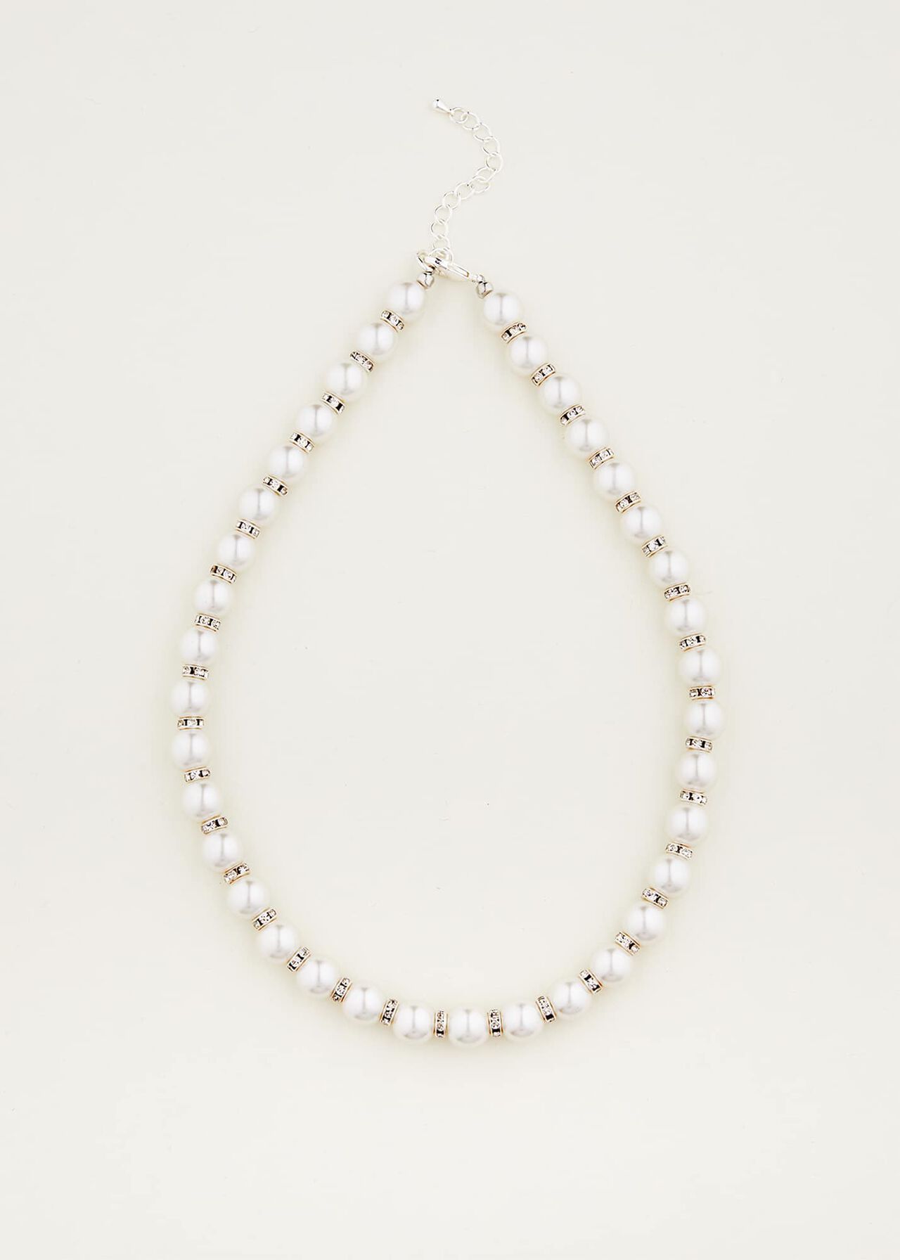 Pearl And Stone Necklace