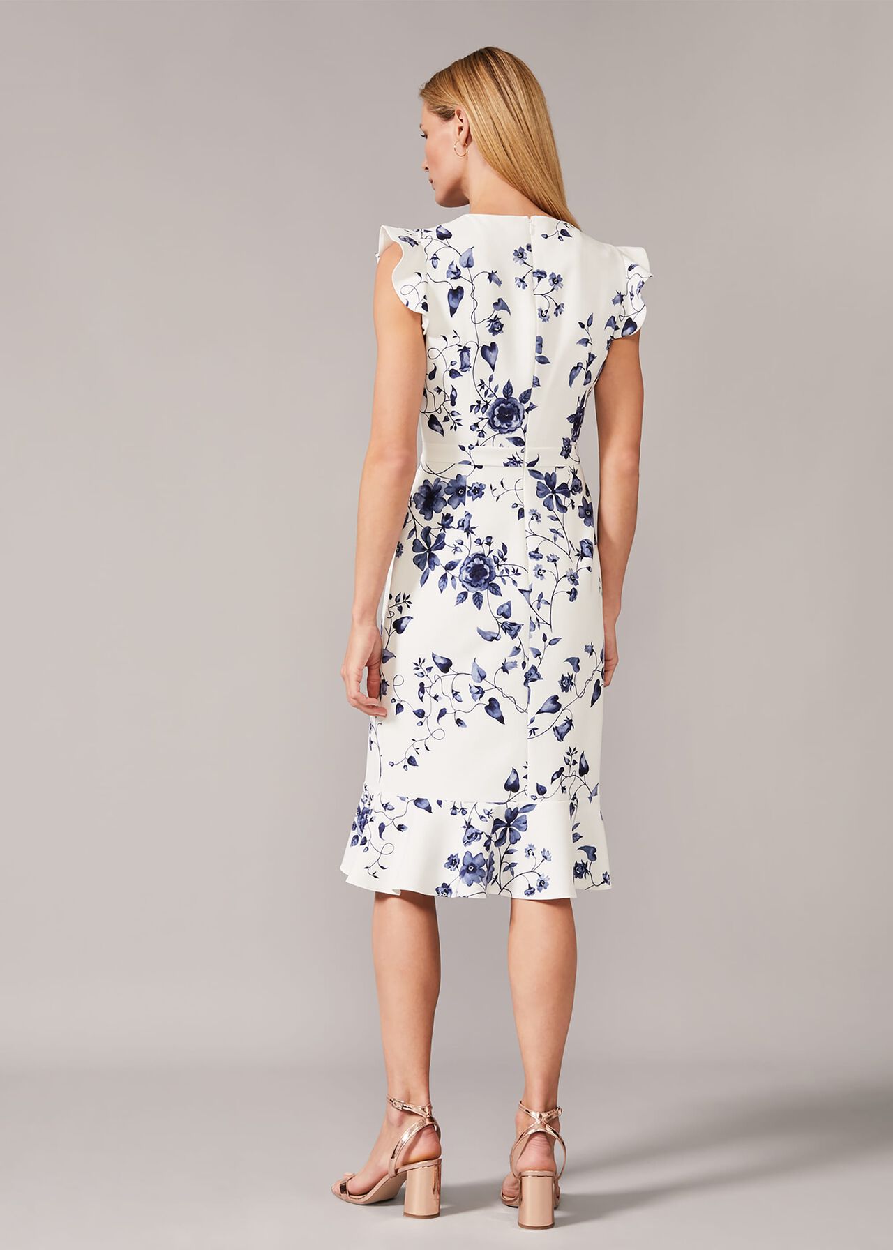 Tori Floral Fitted Dress