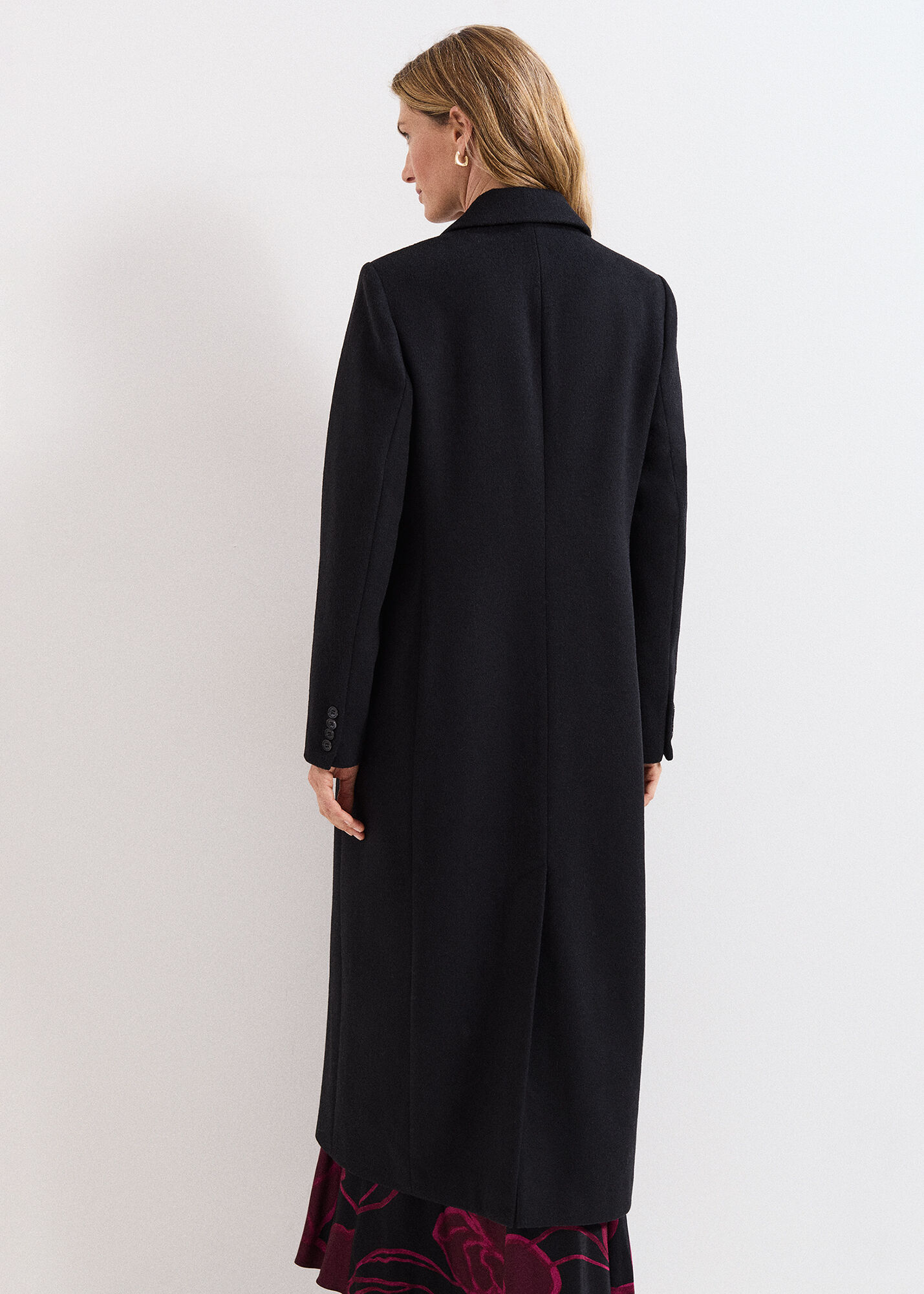 Lydia Long Wool Coat | Phase Eight UK |