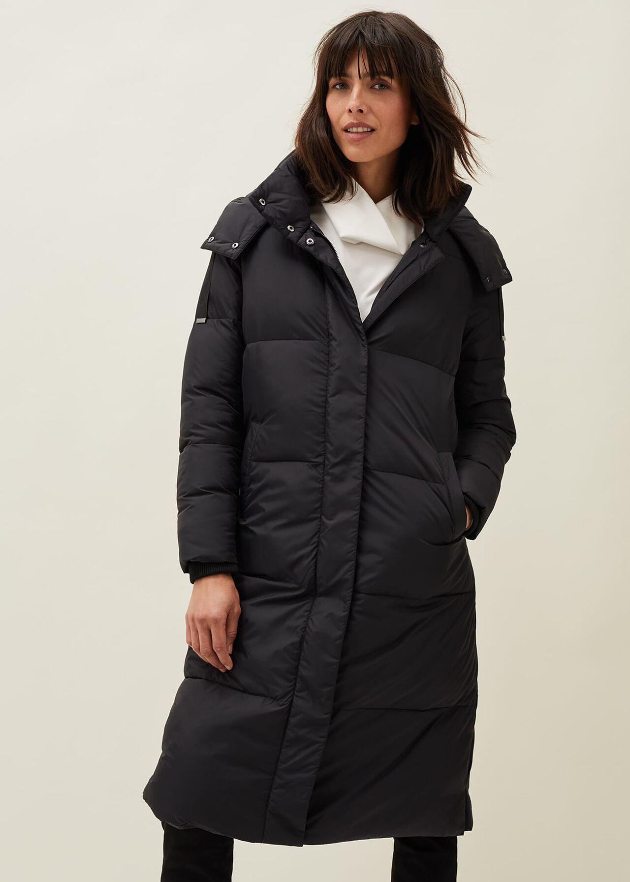 Shona Midi Quilted Puffer Coat Phase Eight