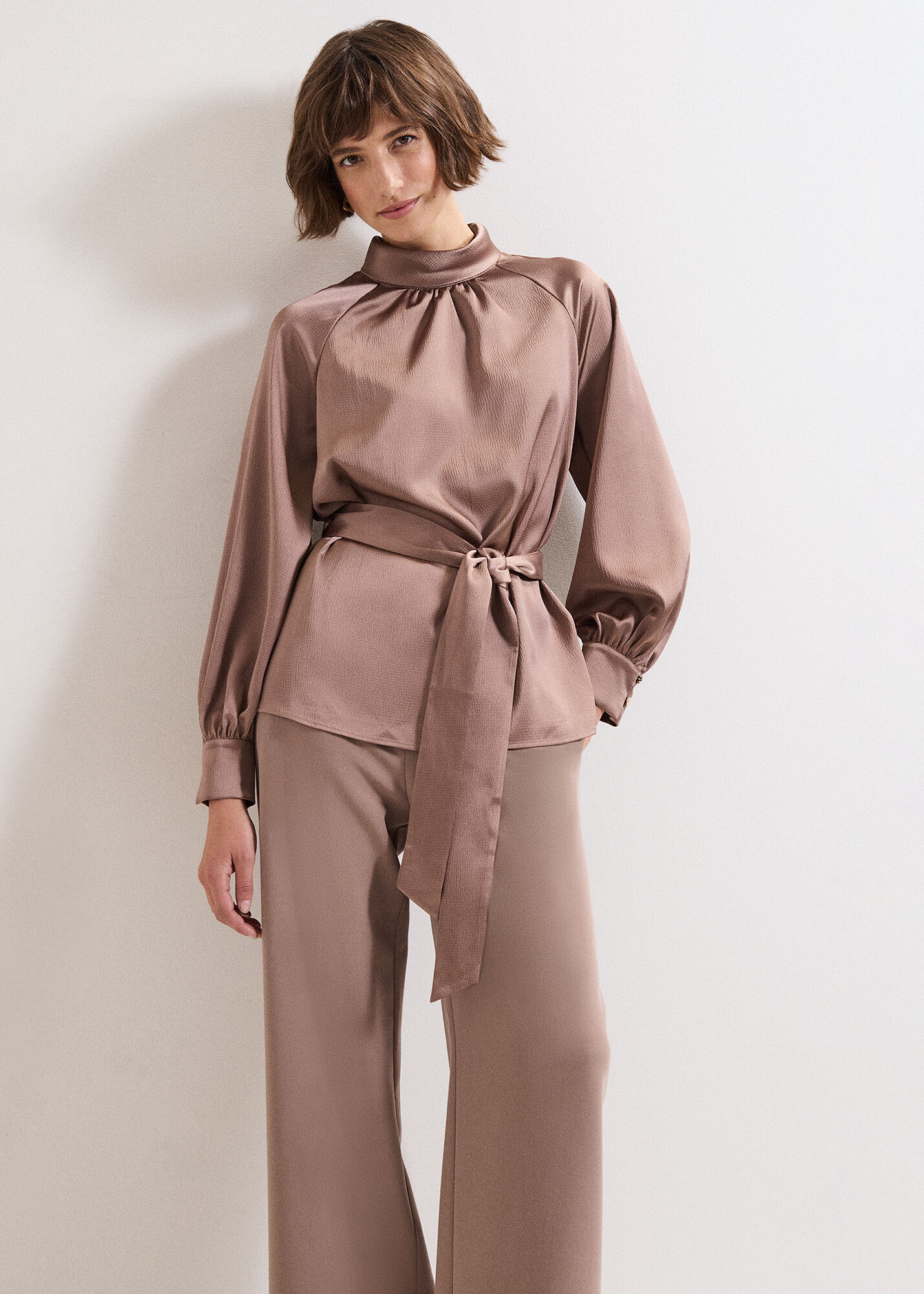 Celene Satin Blouse | Phase Eight UK |