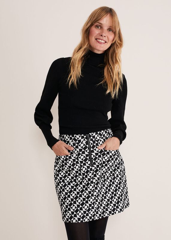 Gwyneth Balloon Sleeve Fine Knit Jumper