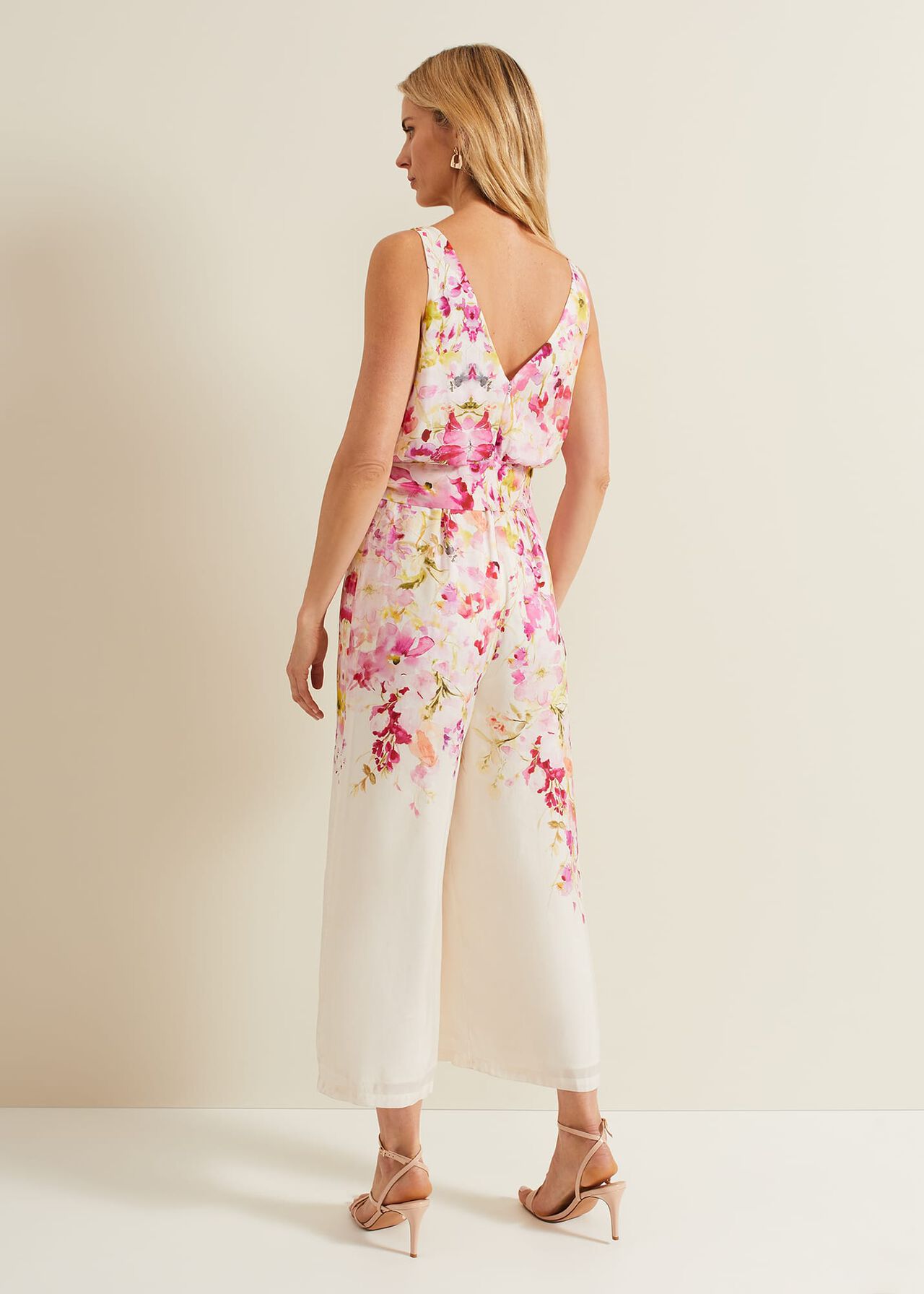 Ethel Floral Wide Leg Jumpsuit