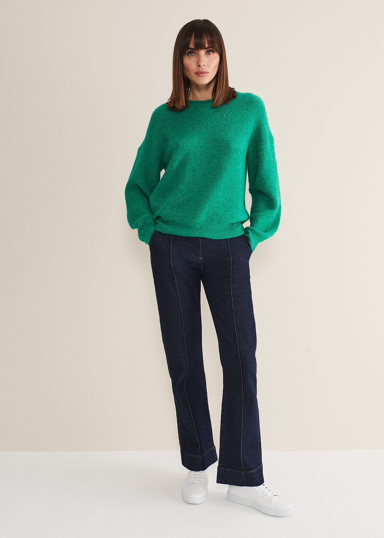 Shawna Belted Bootcut Jeans