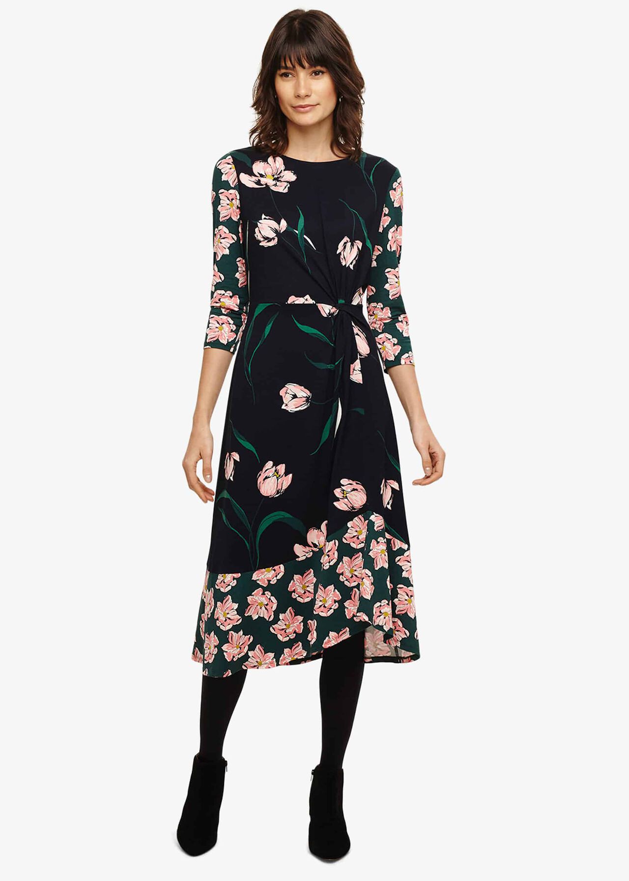Leto Floral Print Dress