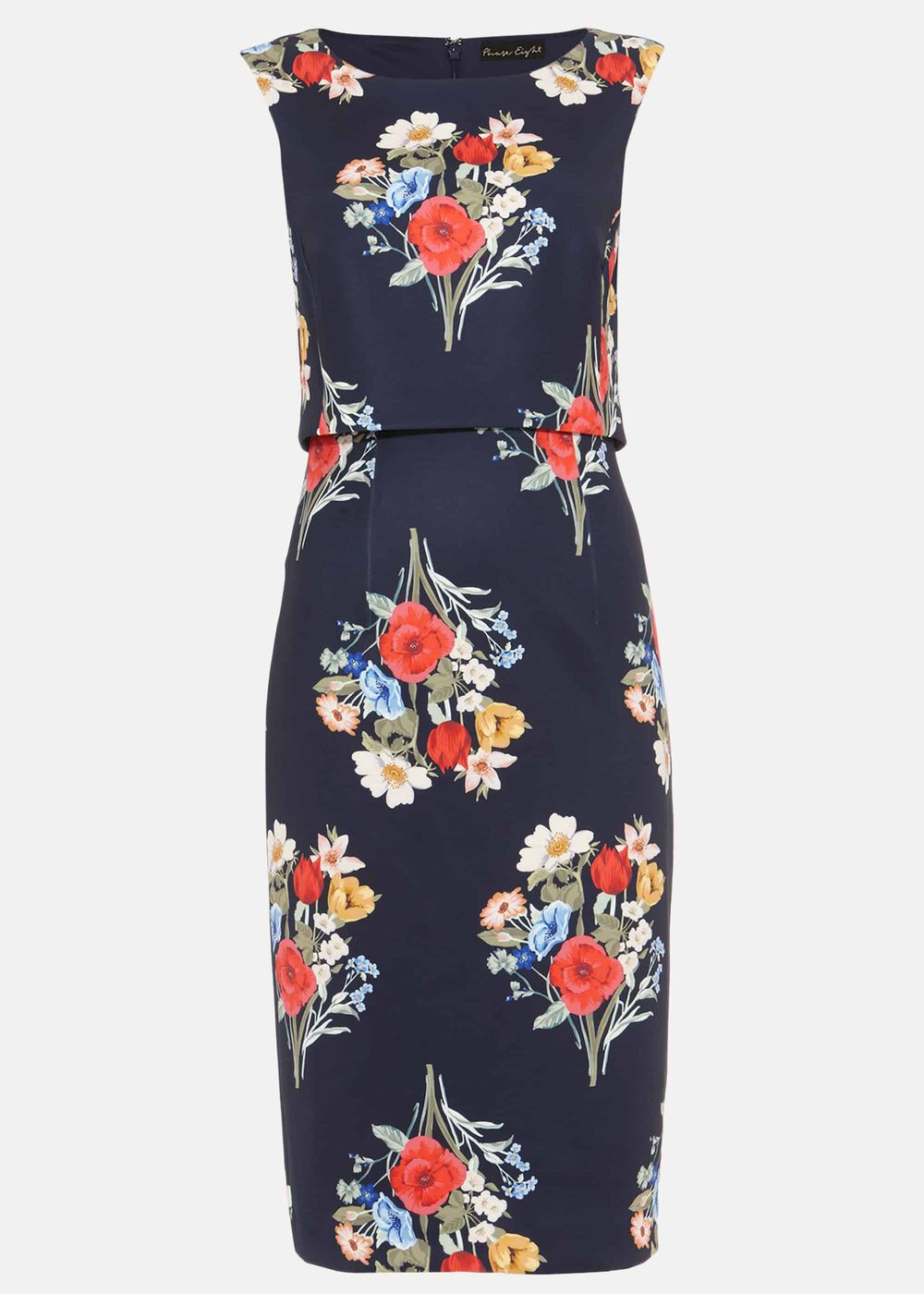 Carolina Double Layer Floral Dress