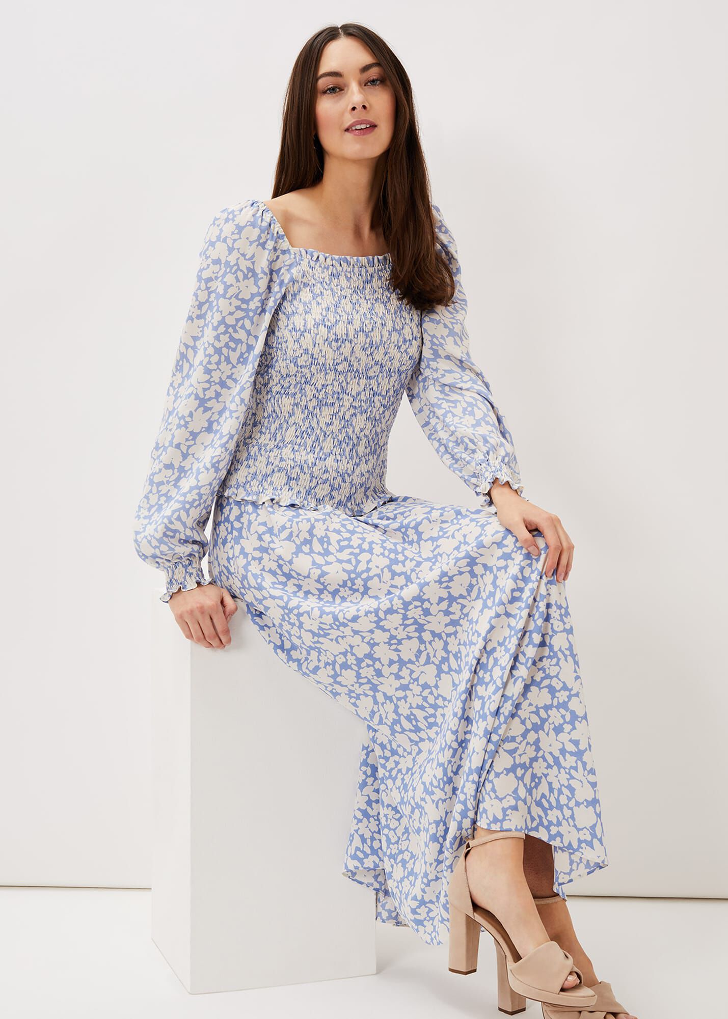 Floral co ord top skirt