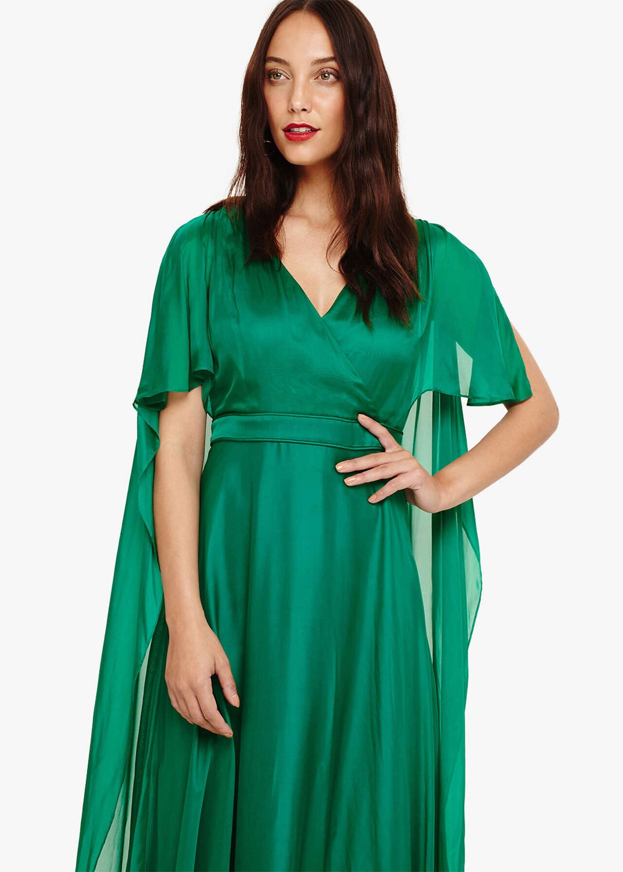 arwen dress green Arwen dress in Sambourne – Mûrier main image 0