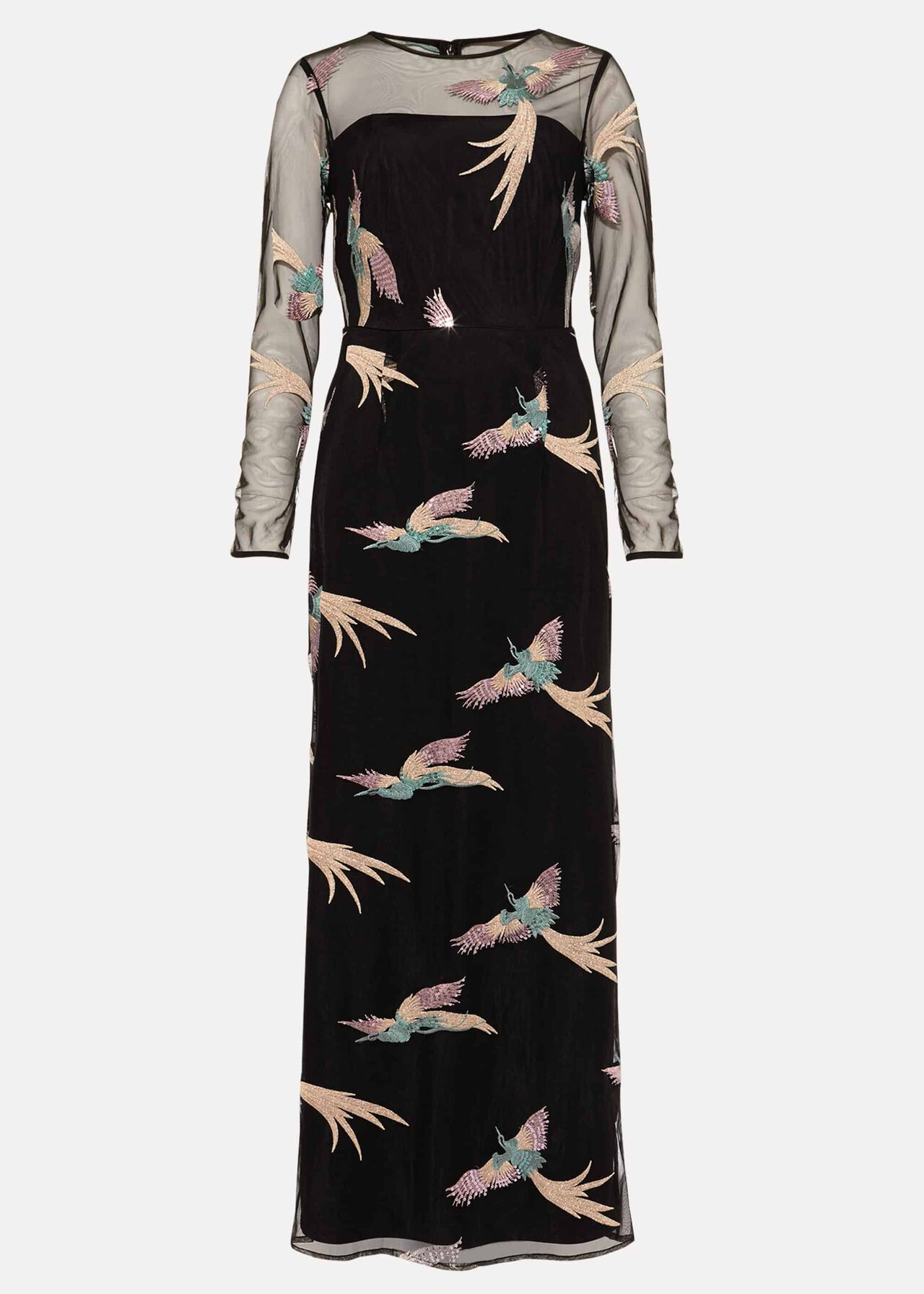 Astrid Embroidered Bird Dress