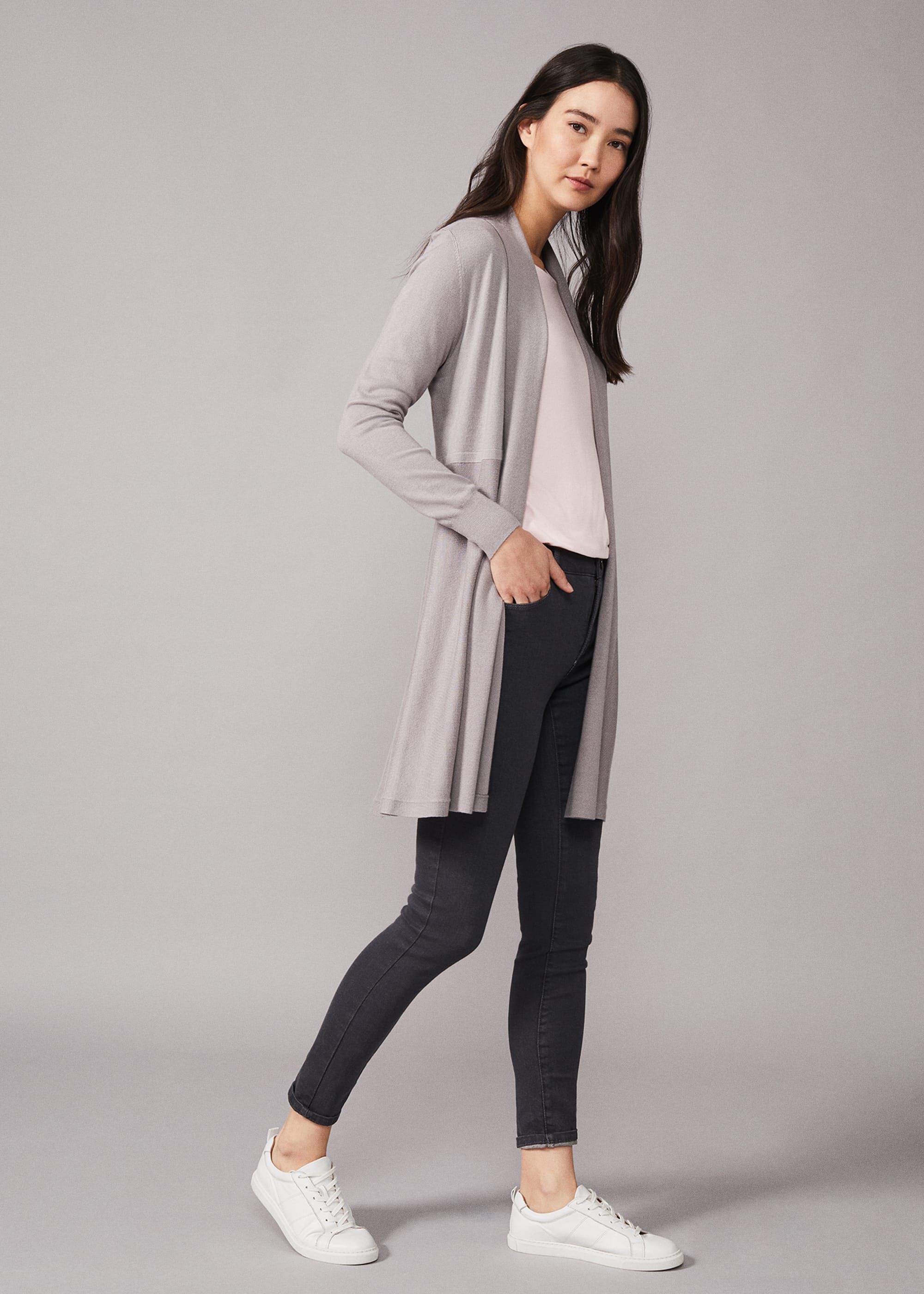 Phase eight store grey cardigan