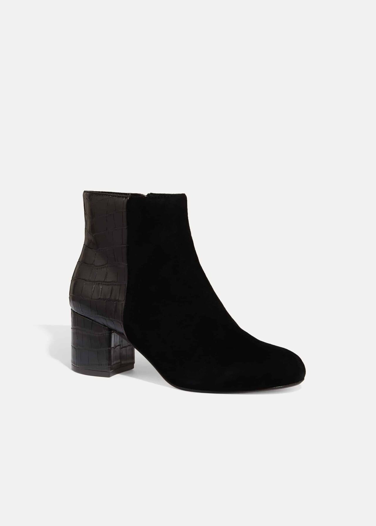 Helena Croc Ankle Boot
