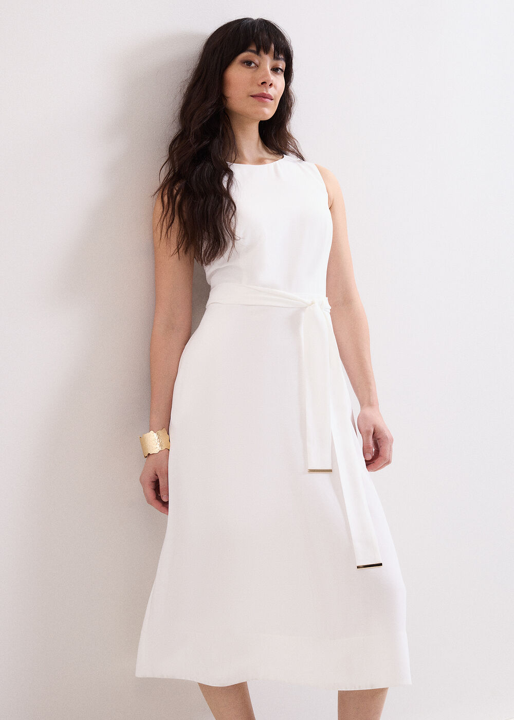 Marta Sleeveless Midi Dress