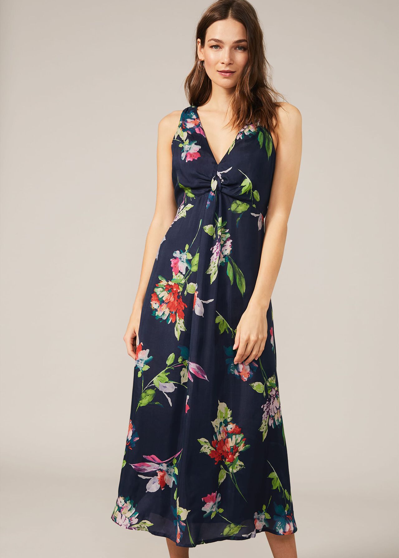 Floral Trapeze Dress | Phase Eight