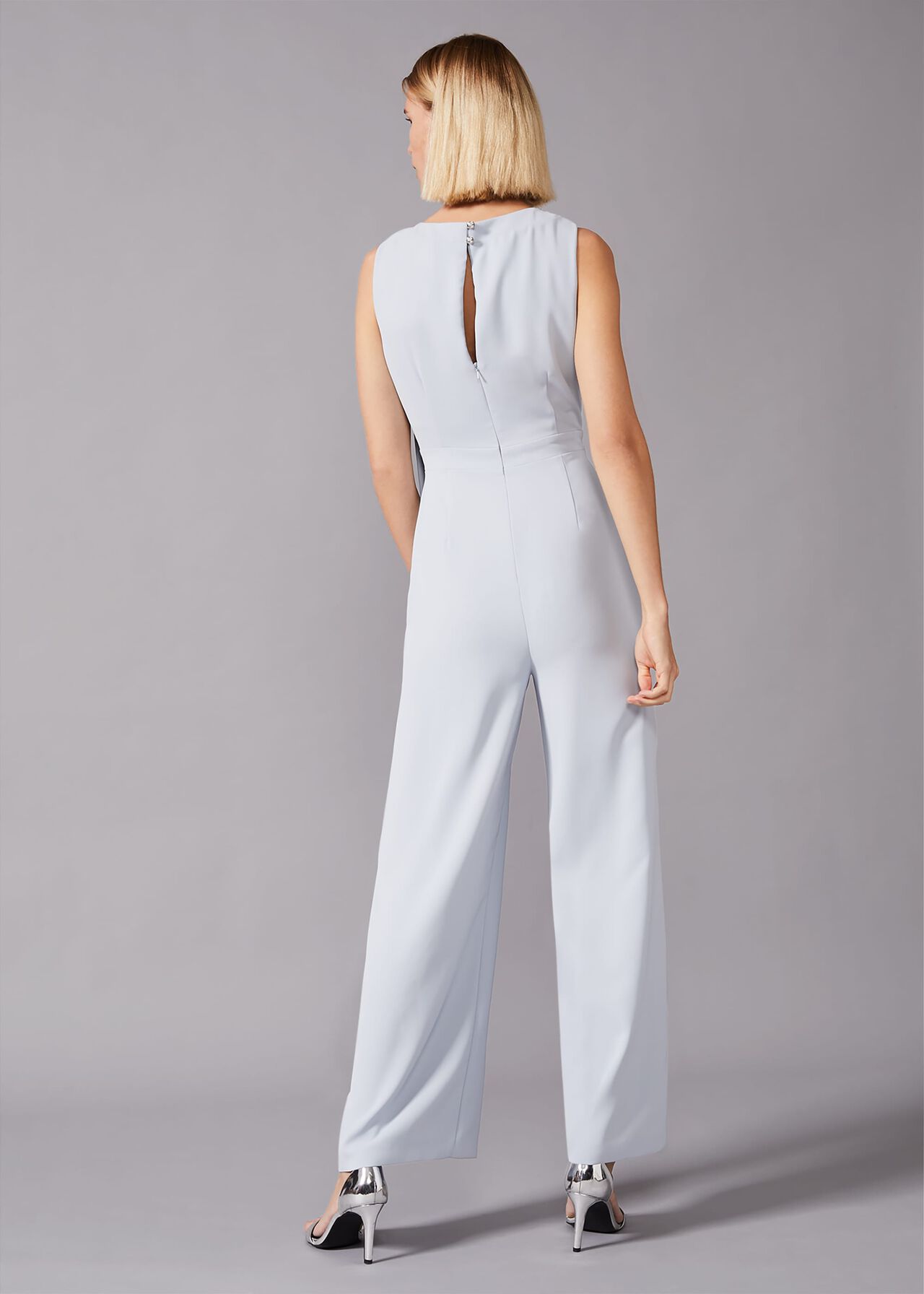 Charity Beaded Neck Jumpsuit