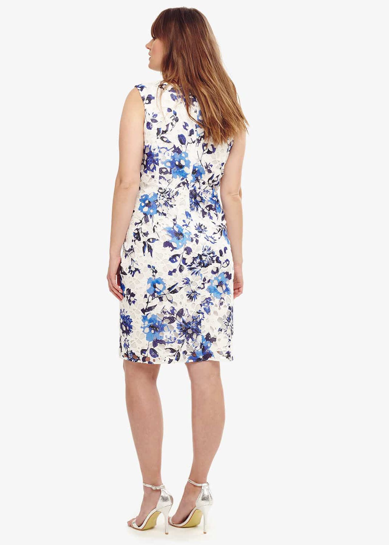 Rochelle Printed Lace Dress