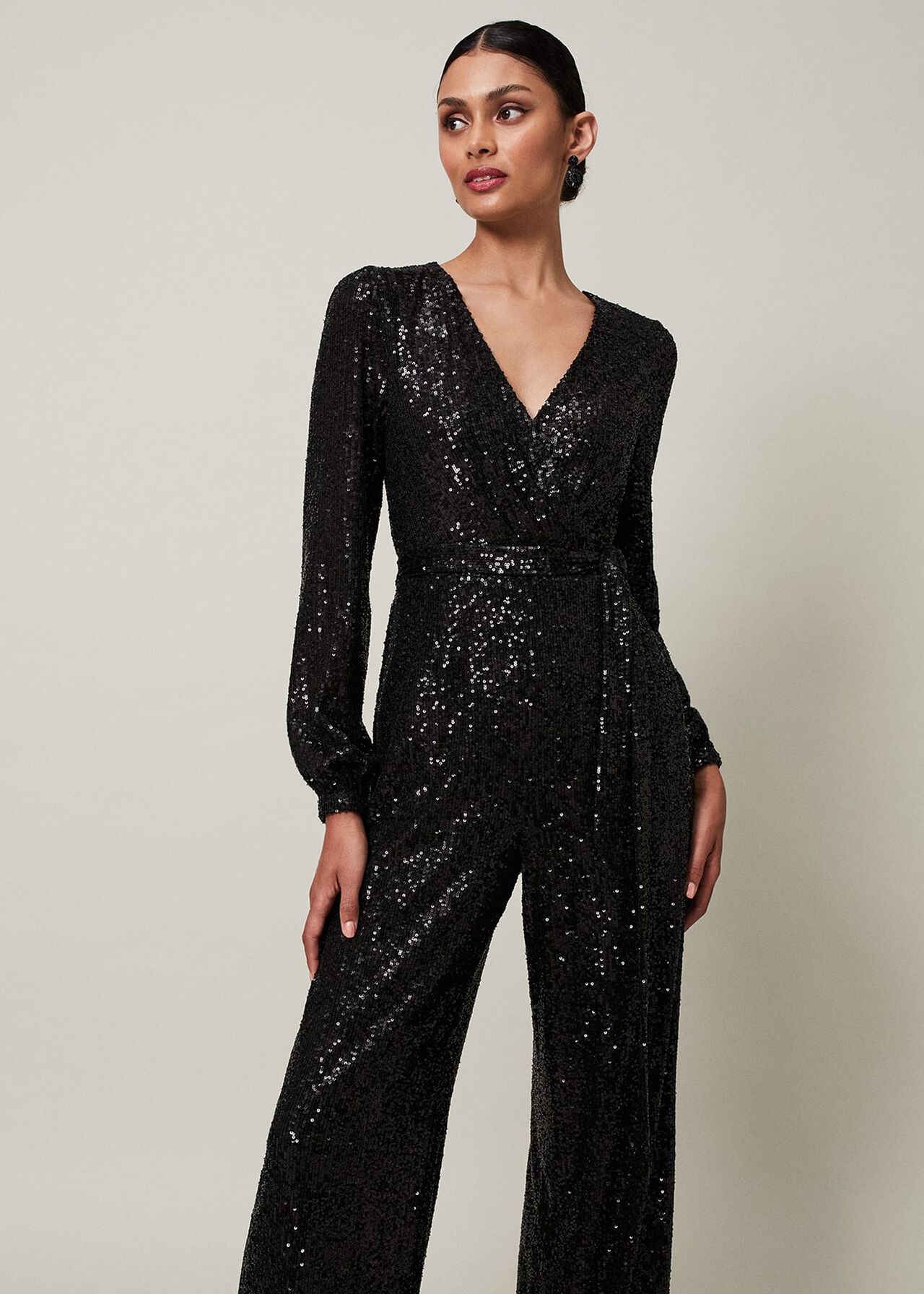Alessandra Sequin Jumpsuit