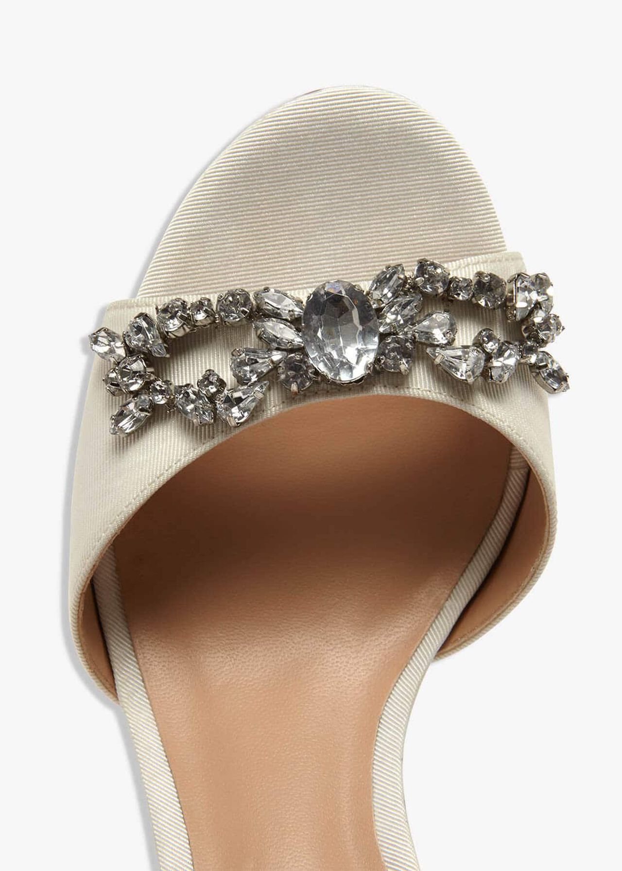 Mallory Jeweled Front Heeled Sandals
