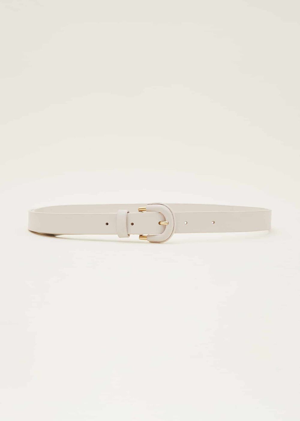 Self Covered Leather Waist Belt