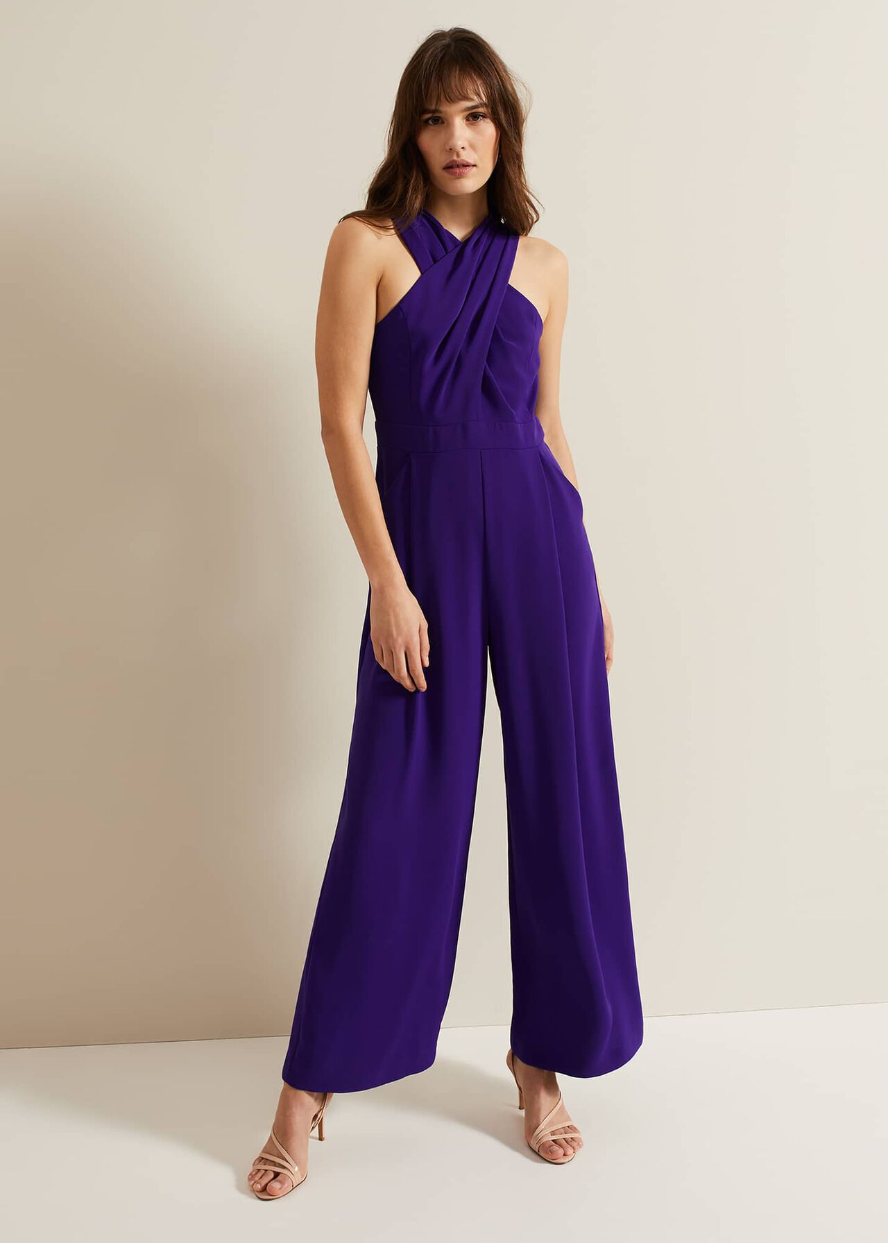 Giorgia Cross Neck Jumpsuit