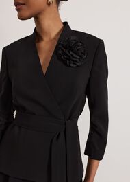 ${product-id}-Sophin Black Corsage Jacket-Black-${view-type}