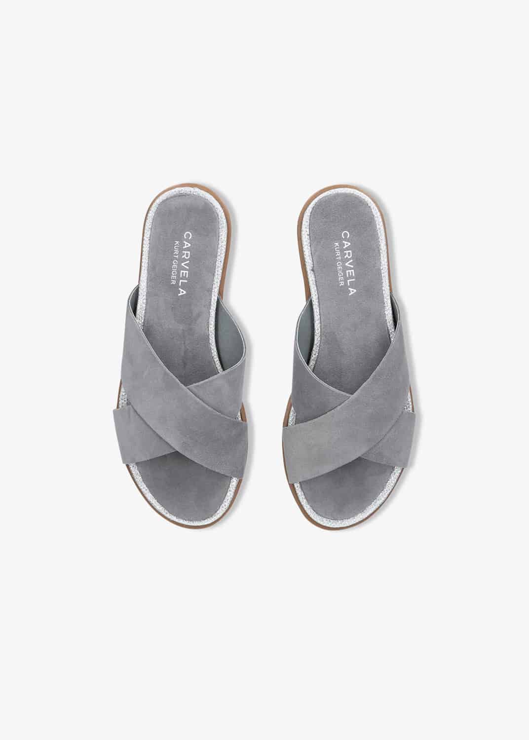 carvela kream sandals