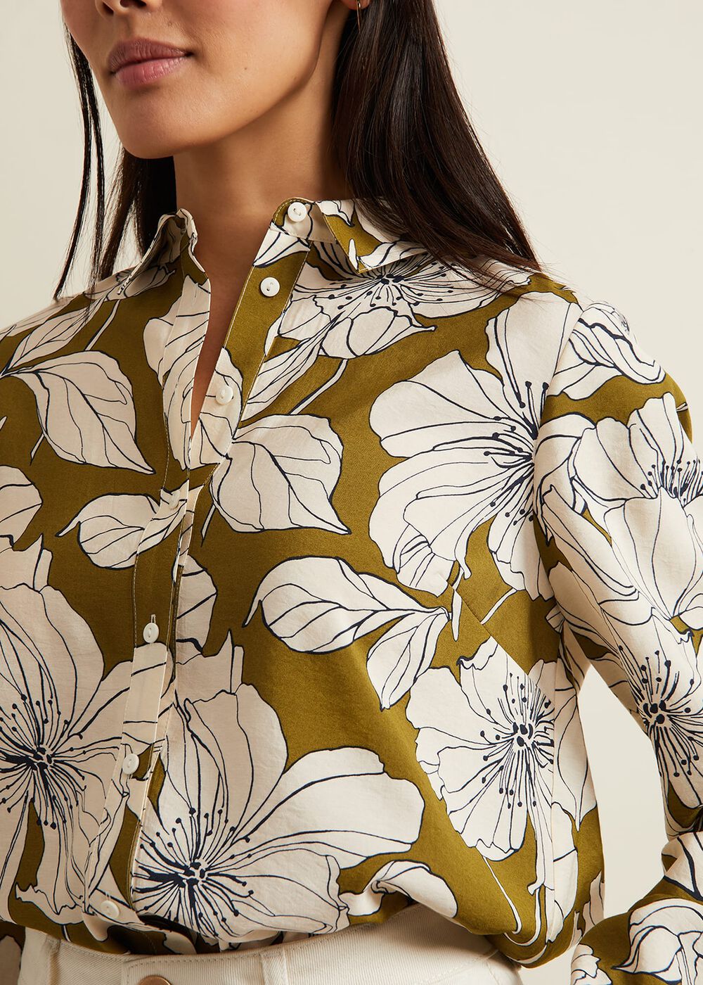 Lena Linear Floral Shirt
