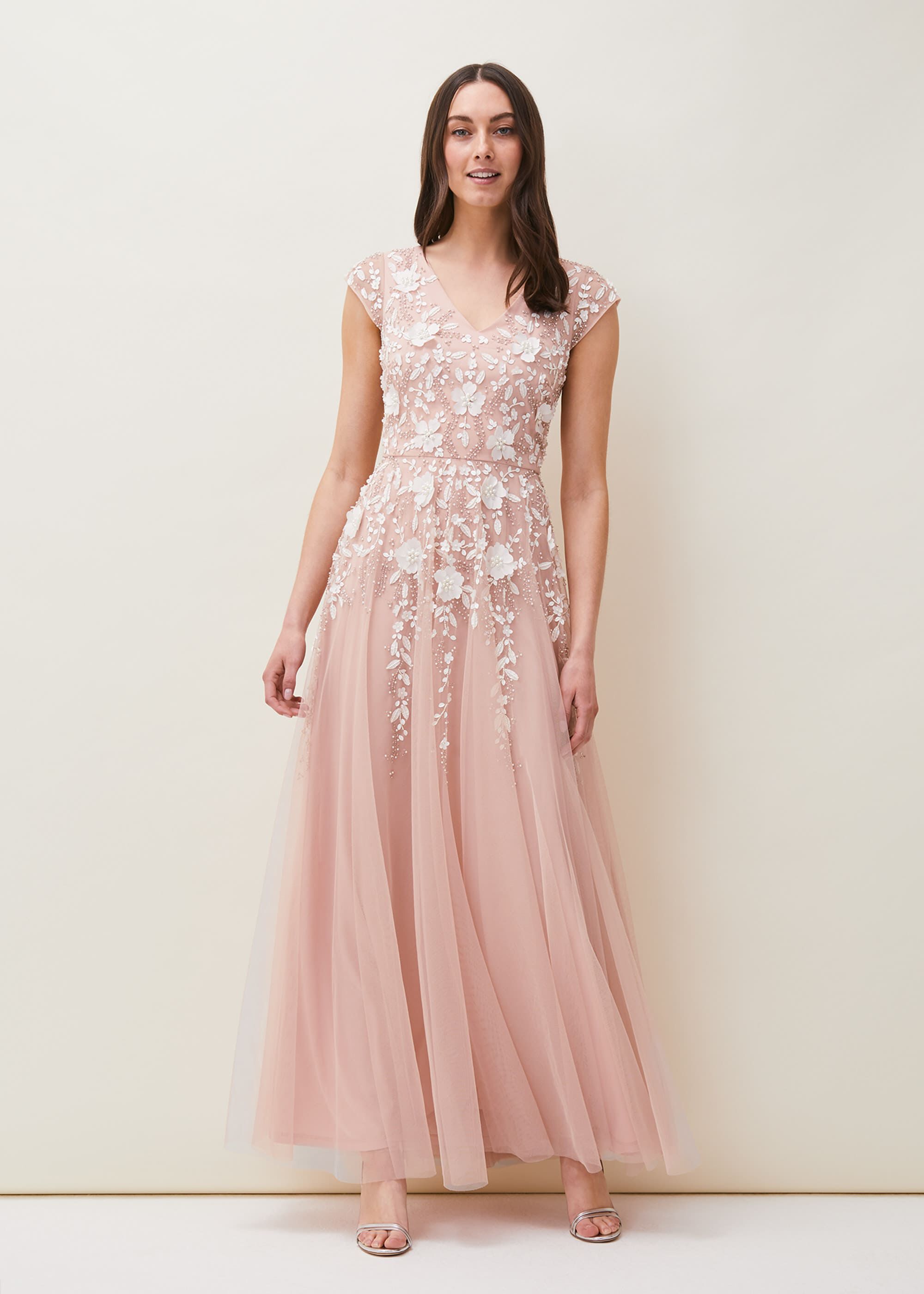 phase eight pink maxi dress