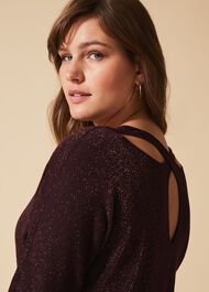 Frances Shimmer Knit Top