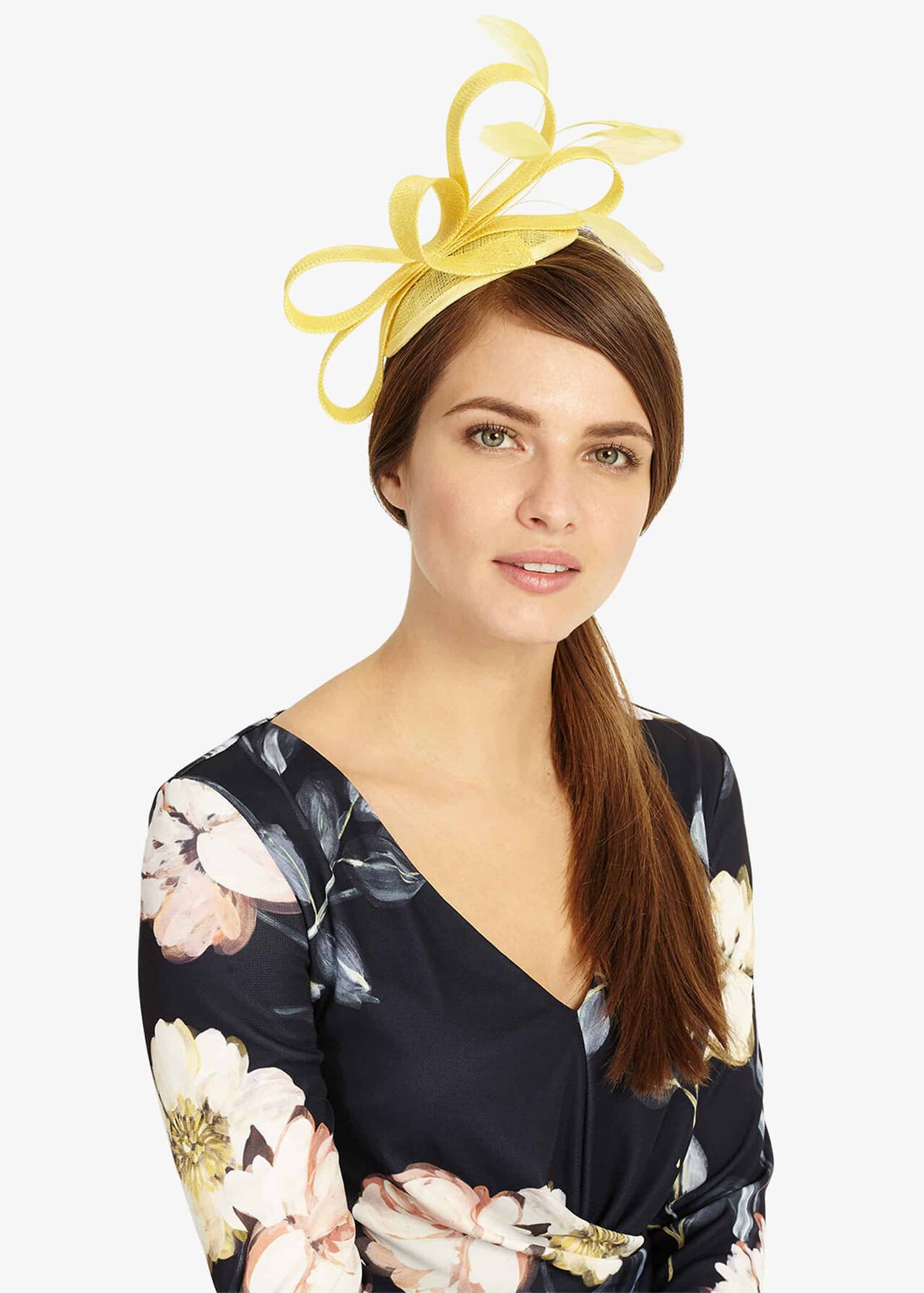 Anna Feather And Bow Fascinator