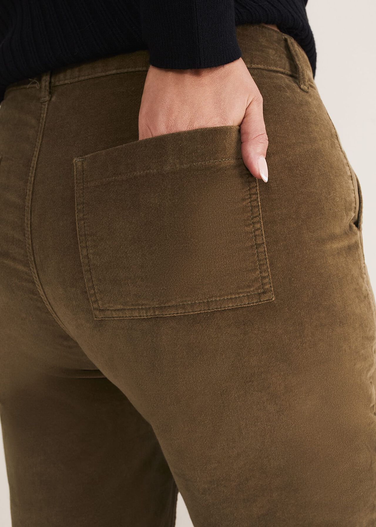 Karlie Button Through Corduroy Jeans