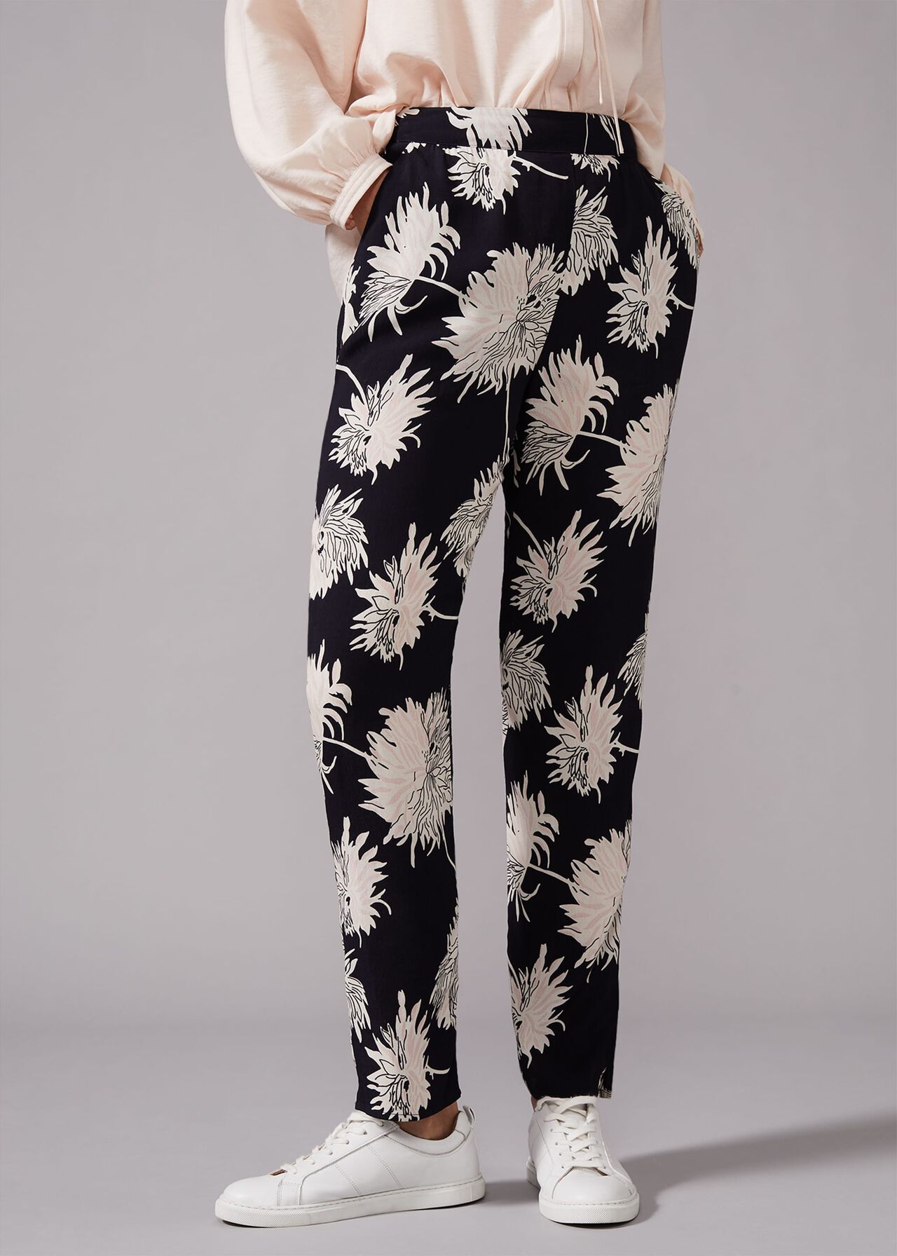 Keiki Floral Tapered Trousers