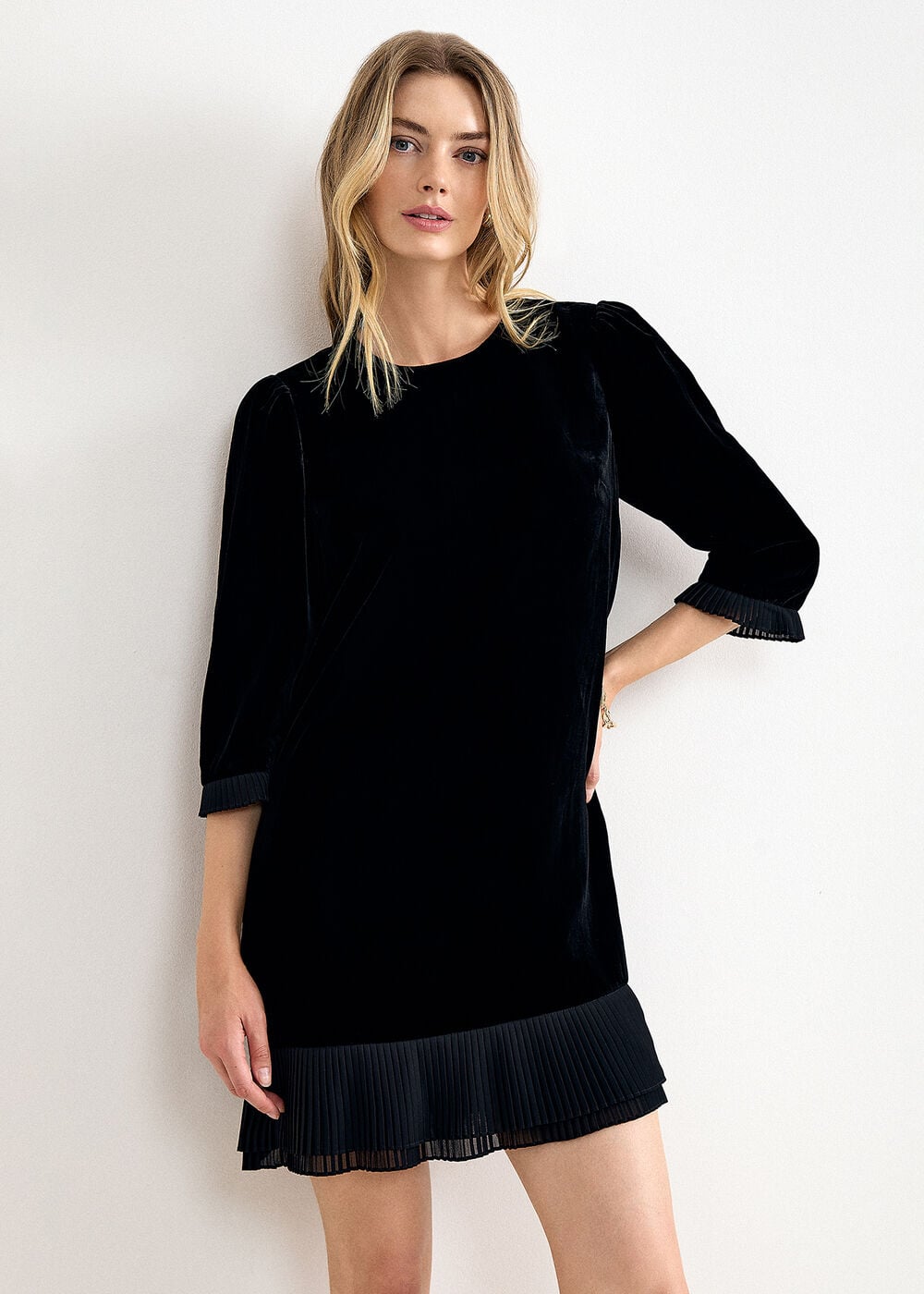 Elysia Velvet Mini Dress