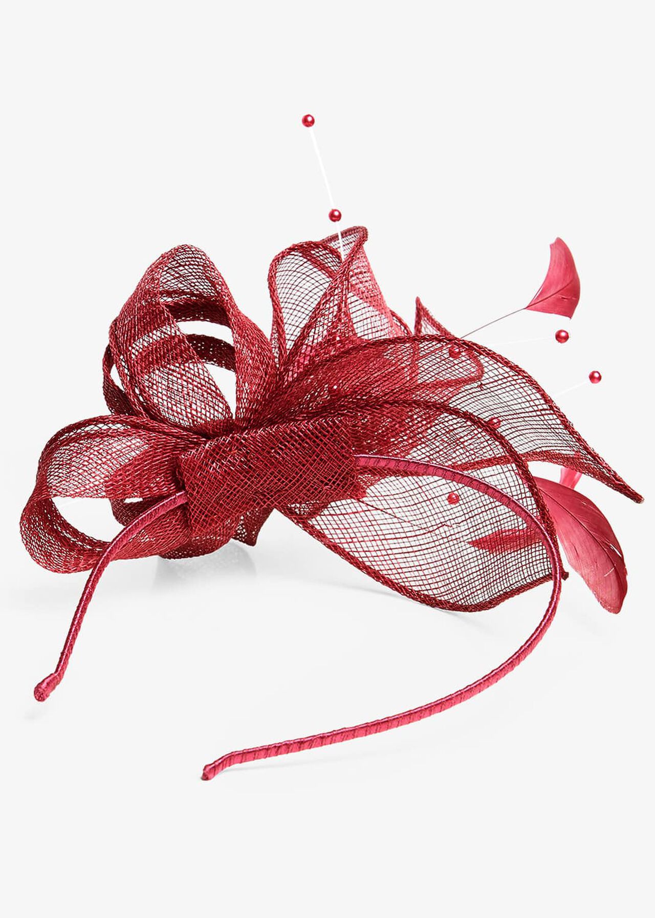 Payton Bow And Feather Fascinator